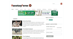 Desktop Screenshot of mascotasyperros.com