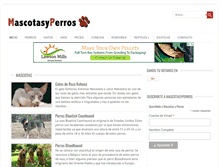 Tablet Screenshot of mascotasyperros.com